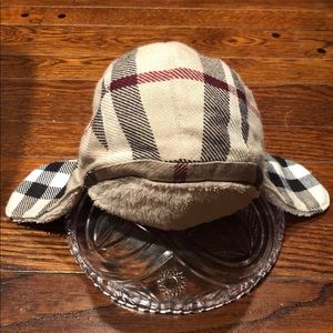 Unisex toddler Burberry hat